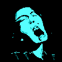 EGA rendering of the cover for Billie Holiday - Strange Fruit