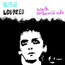 EGA rendering of the cover for Lou Reed - Walk on the Wild Side